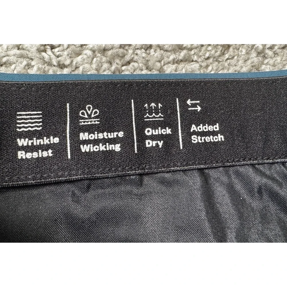NEW Goodfellow Tech Shorts Moisture Wicking Quick Dry‎ Blue Mens 40 Inseam 7